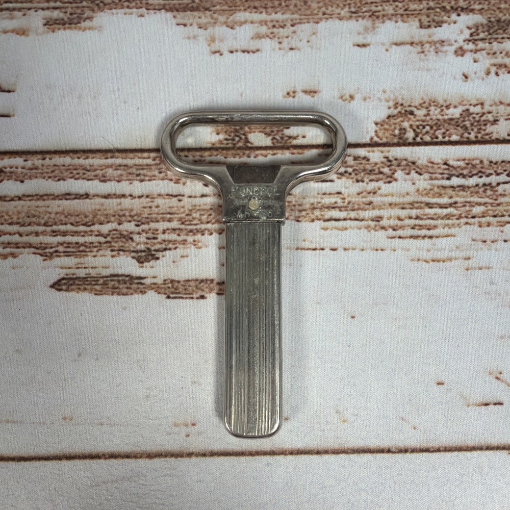 Monopol Vintage Wine Cork Puller Silver Metal West Germany Barware